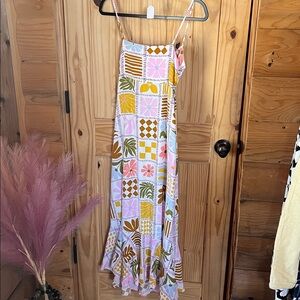 Paper Hearts Colorful Maxi Dress